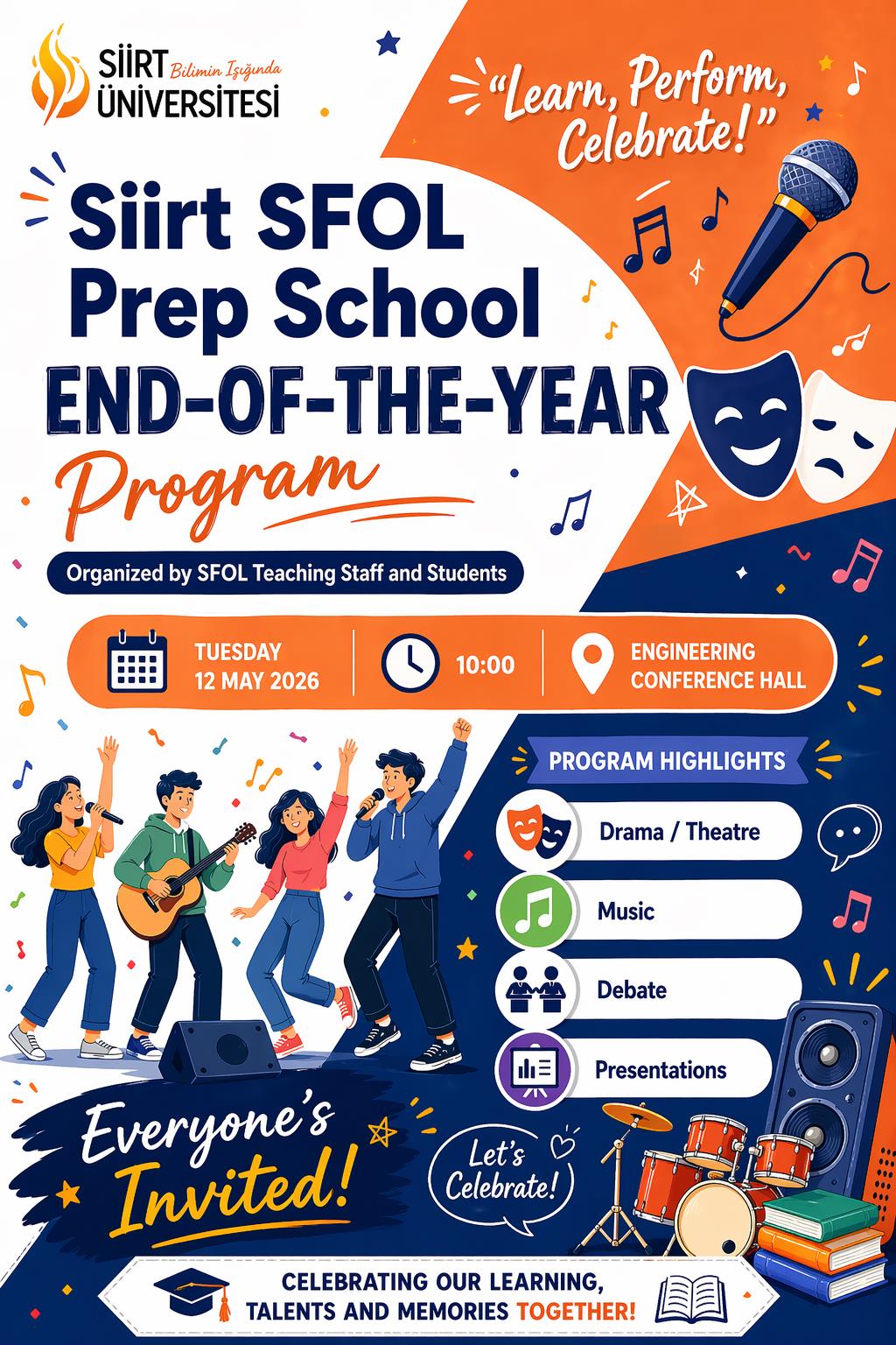 İngilizce Hazırlık Sınıfları Yılsonu Etkinliği